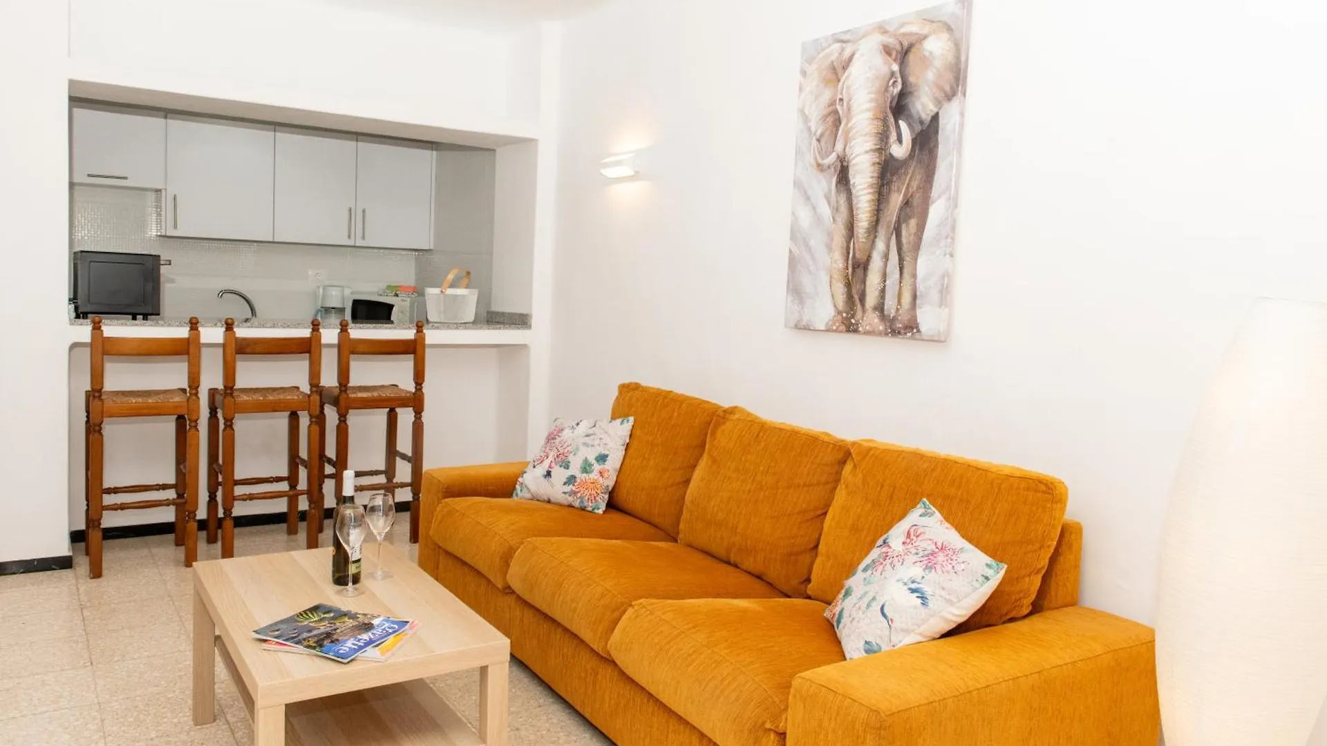 Apartment Villa Blanca Nudist Place Charco del Palo Spain